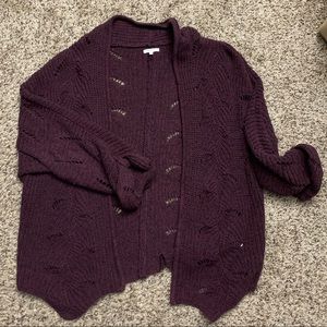 Oversized chunky knit cardigan